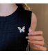 XSB279 - Elegant Diamond Butterfly Brooch